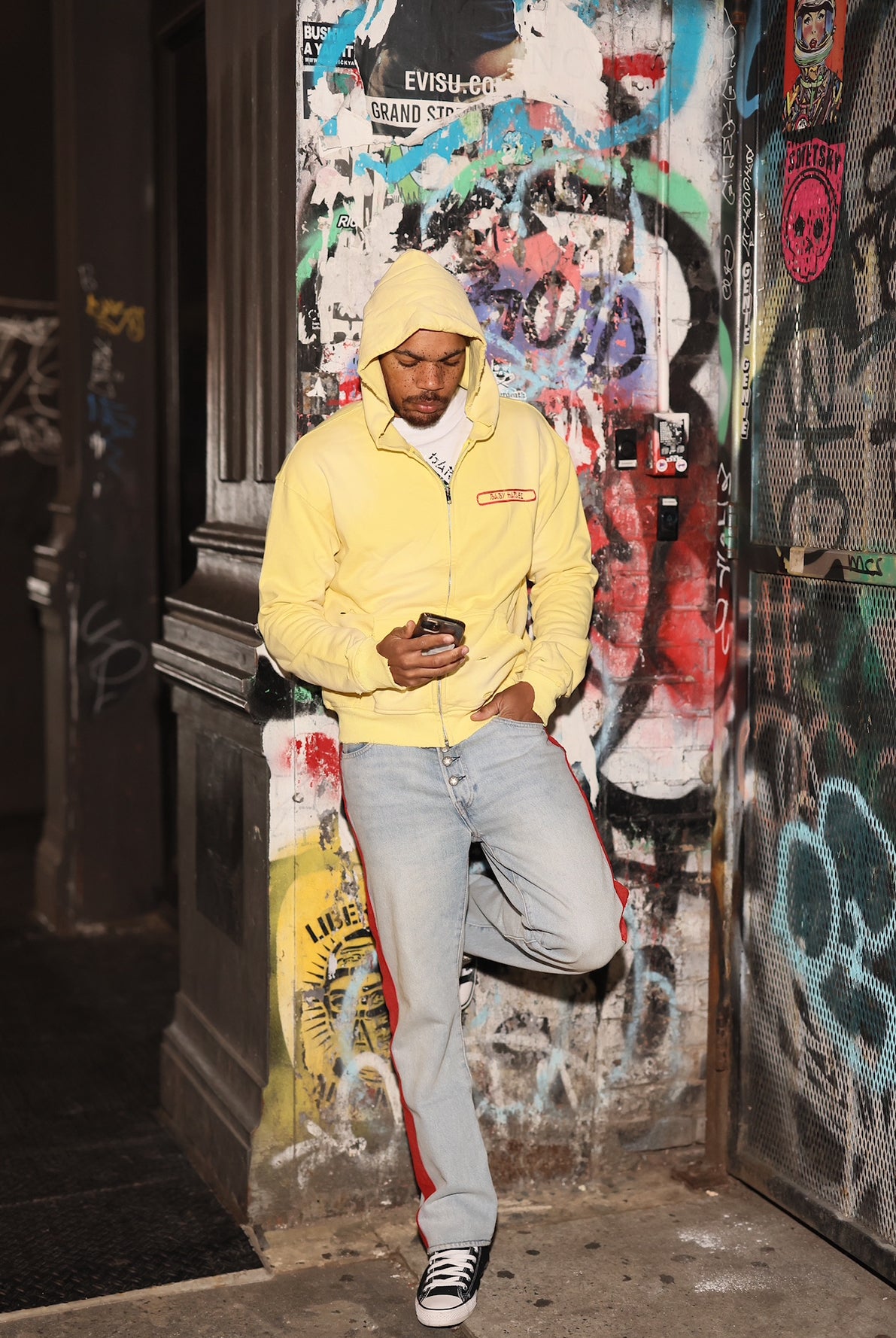 Double Logo Hoodie - Yellow