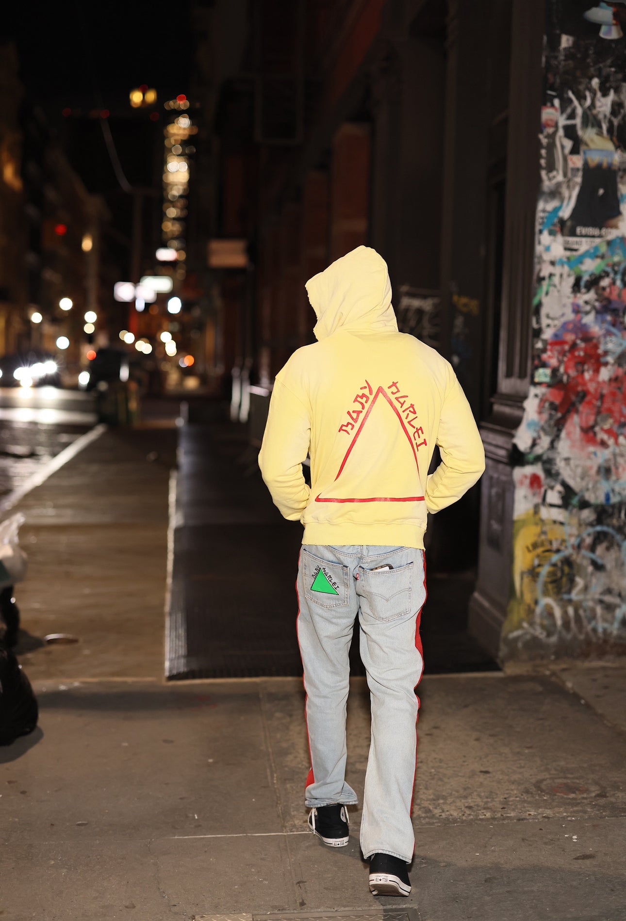 Double Logo Hoodie - Yellow