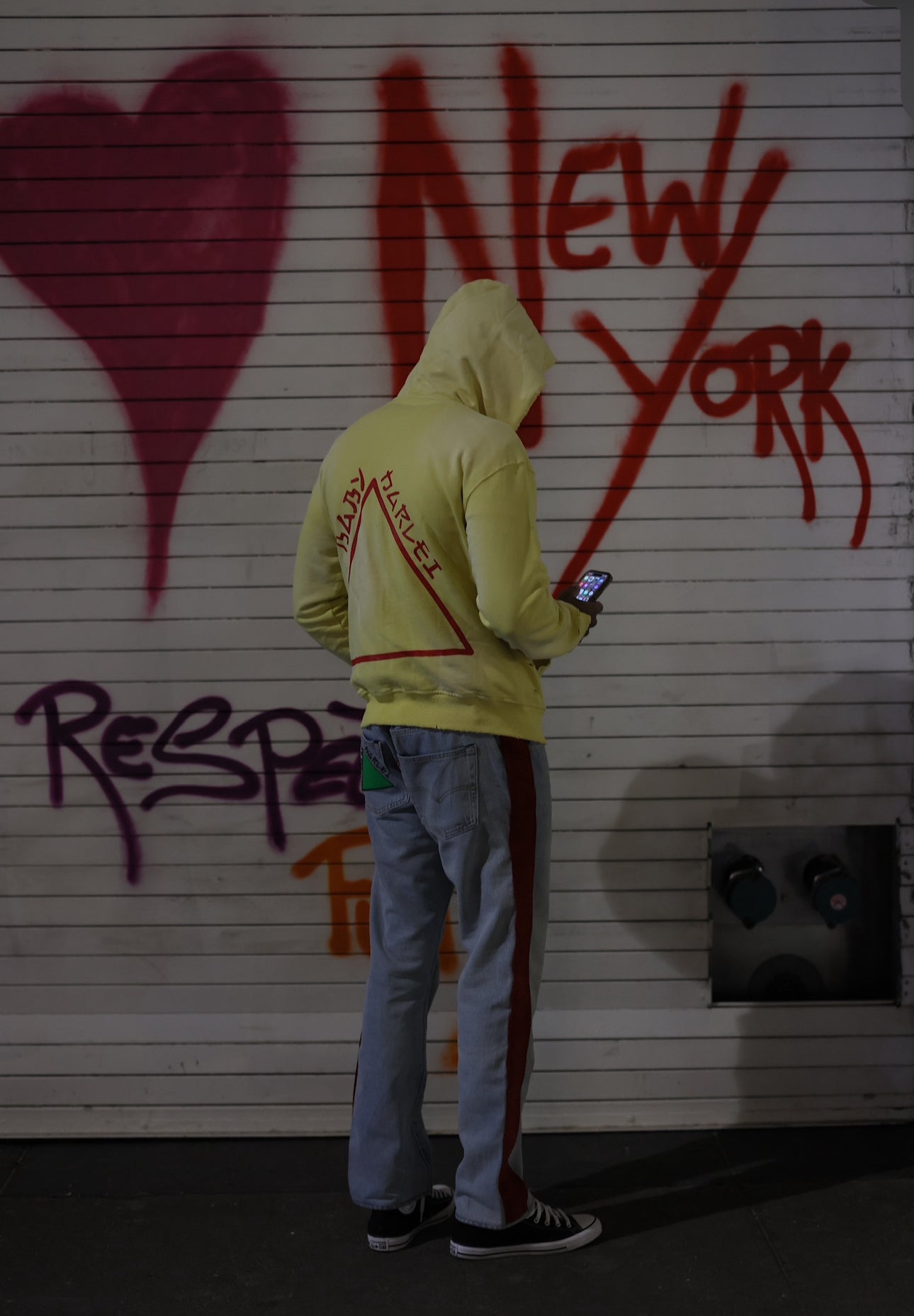 Double Logo Hoodie - Yellow