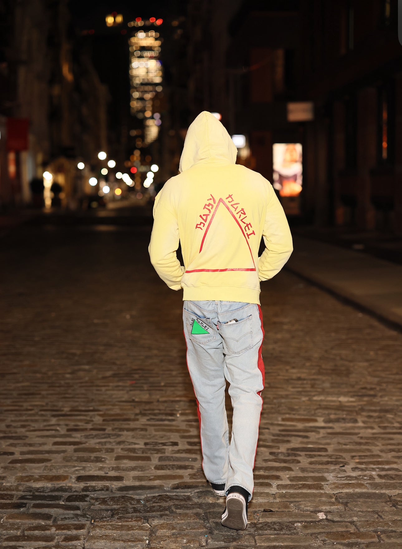 Double Logo Hoodie - Yellow