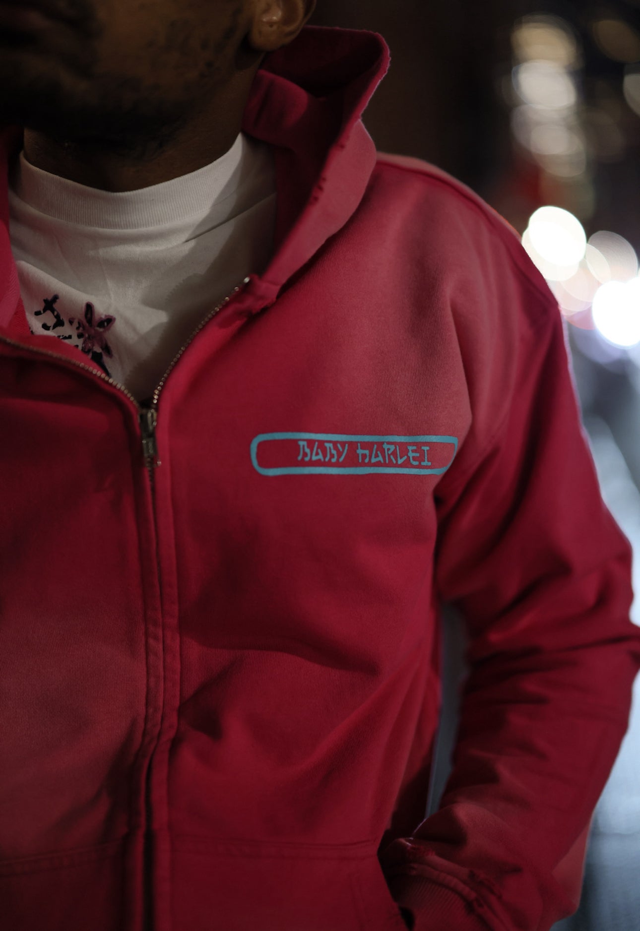 Double Logo Hoodie - Pink