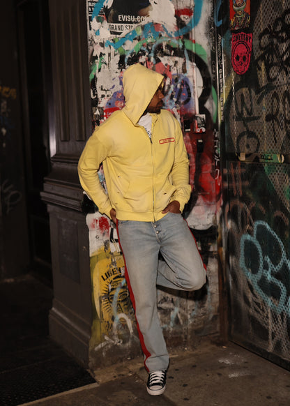 Double Logo Hoodie - Yellow