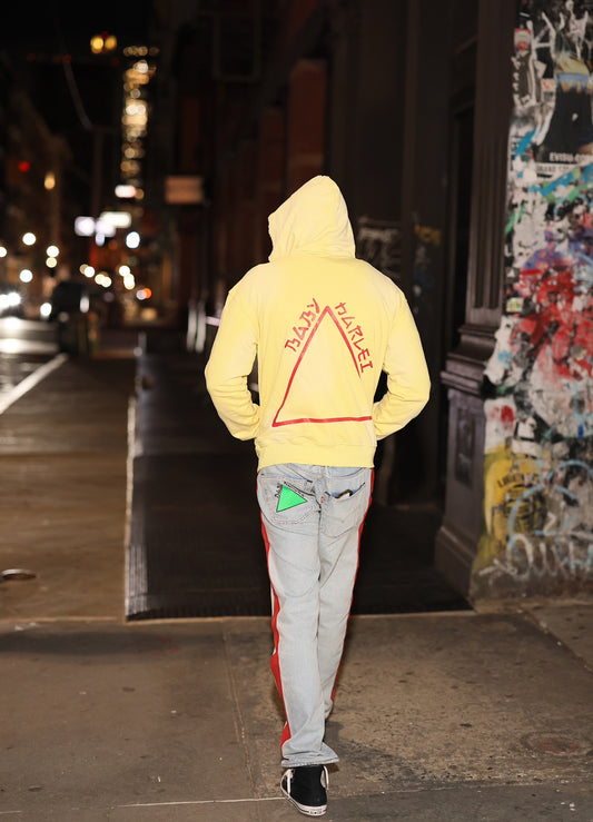 Double Logo Hoodie - Yellow