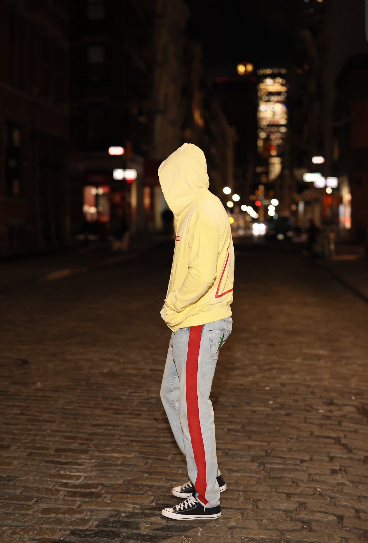 Double Logo Hoodie - Yellow